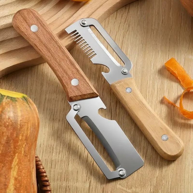 【Summervibes】Multi-Functional Vegetable Peeler for Kitchen, Ultra-Sharp Stainles gallery