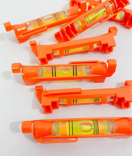 6x Hanging Bubble Line Level Small Horizontal String Spirit Levels Red gallery