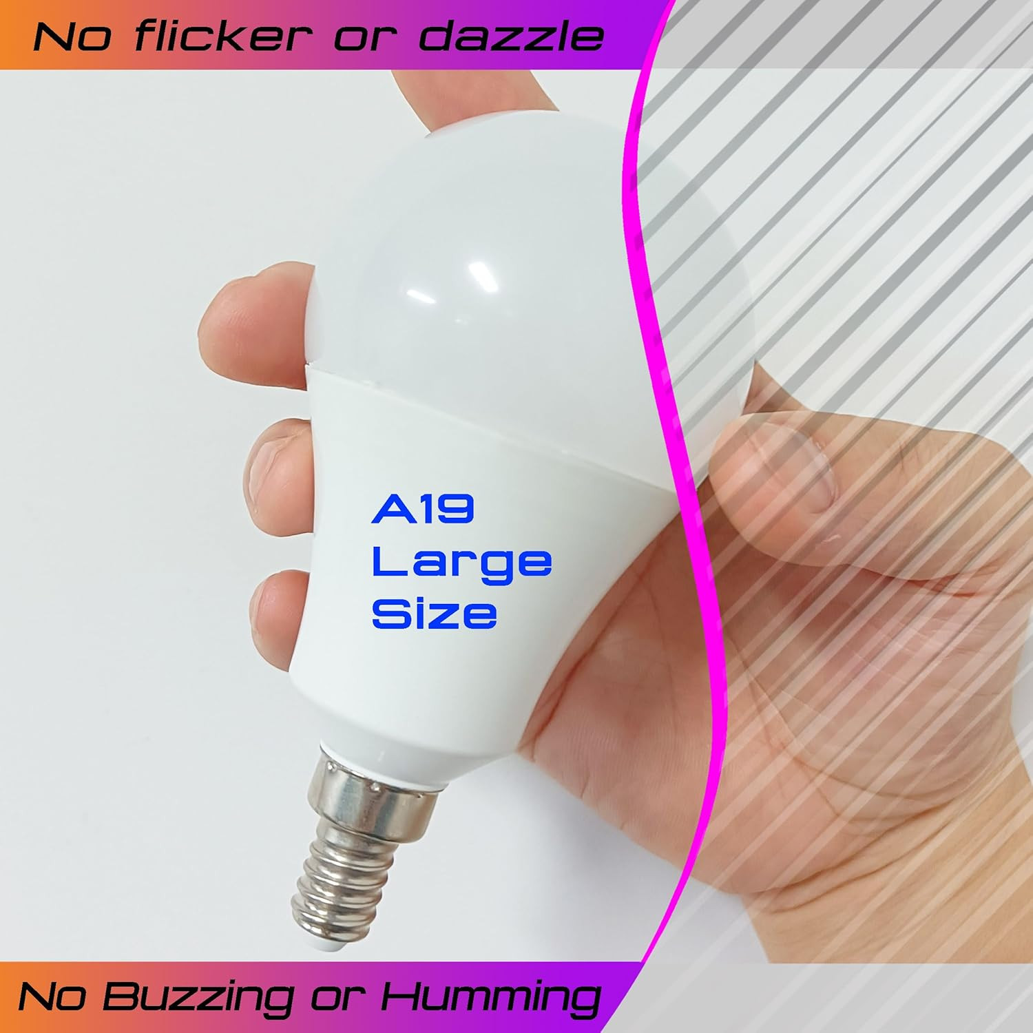 E12 LED Ceiling Fan Light Bulbs 100 Watt Equivalent, Daylight White 5000K 9W 100 gallery