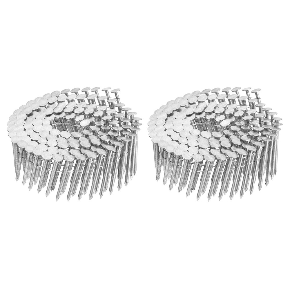 480 Count Siding Nails 1-3/4"x0.12" 15-Degree Ring Shank Collated Wire Coil