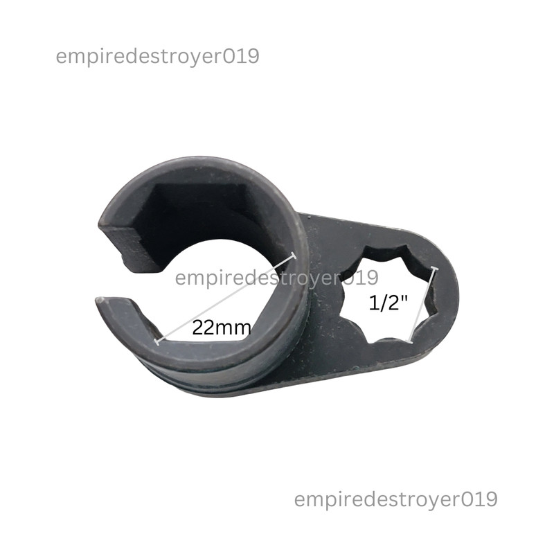 7/8-Inch (22mm) Offset Oxygen O2 Sensor Socket Wrench Removal Tool gallery