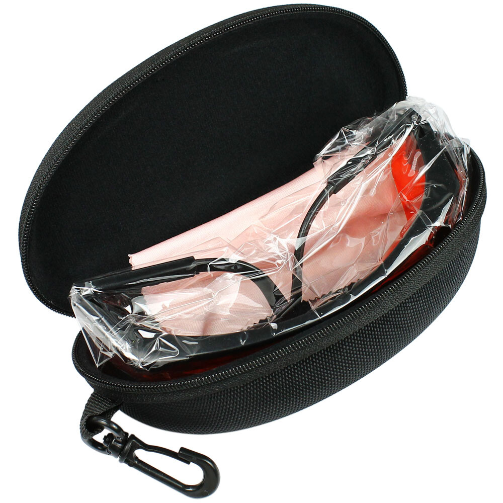 532nm Tinted Laser Safety Glasses Goggles - Protective Case + Cleaning Cloth gallery