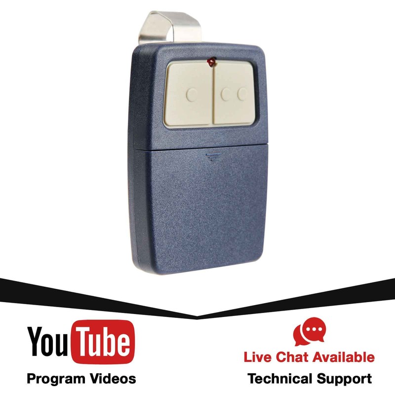 2 For Universal Clicker 375LM 375UT KLIK1U Garage Gate Door Opener Remote Blue gallery