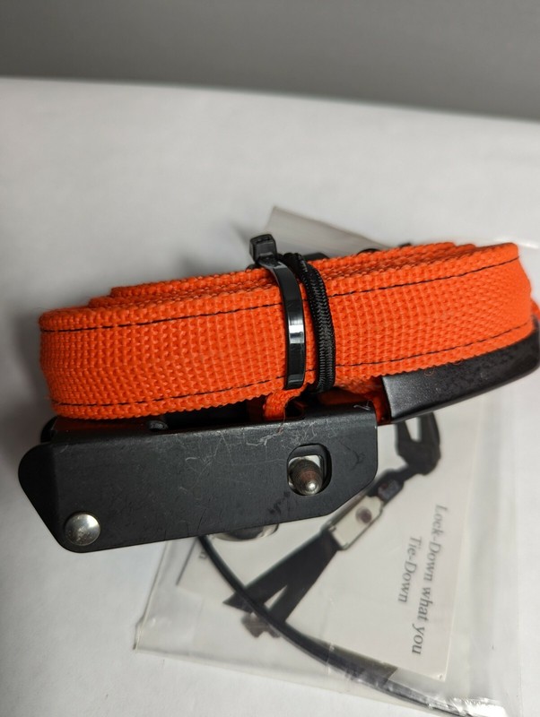 Steel Core Tie-down Strap with Lockable Latch; 2 lengths and 4 color options gallery