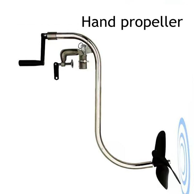 Hand Powered Outboard Propeller Saving Rubber Boat Paddle Hand Propeller Marine