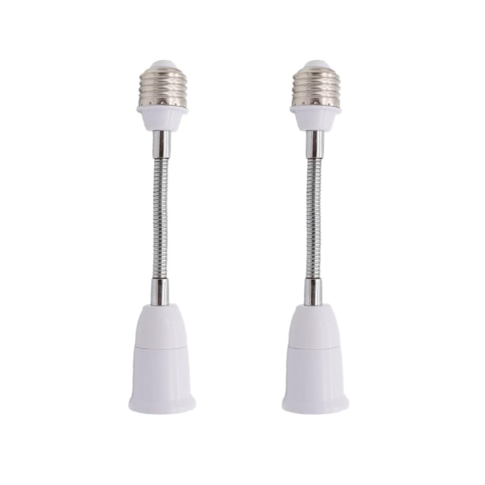 E26/E27 Light Socket Extender Adapter,20cm/8 inch Light Bulb Extension,E26 to...
