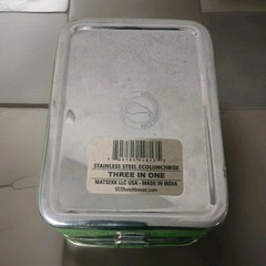 Ecolunchbox Three In One Stainless Steel 4″ X 5 3/4′ Compact