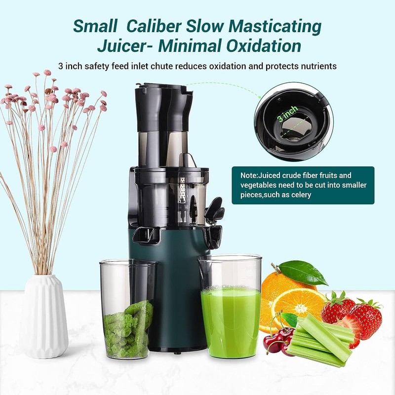 Slow Juicer Machine Masticating Cold Press Juicers Squeezer Vegetable Processor gallery