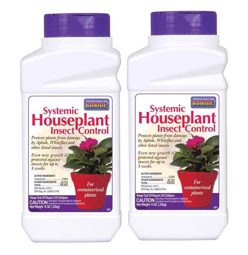2~Bonide Systemic Houseplant Insect Control Ready To Use Granules For Indoor 8oz gallery