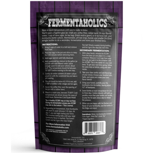 Fermentaholics - Big Momma Kombucha SCOBY Starter Culture Homebrew Fermentation gallery