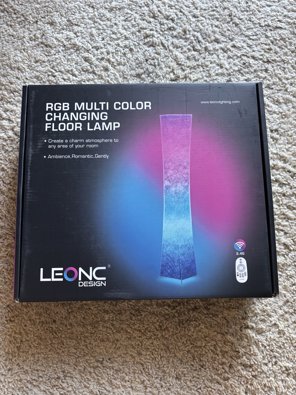 Leonc Design Multi Color Electric Quiet 52 Inch Creative Elegant LED Floor Lamp gallery