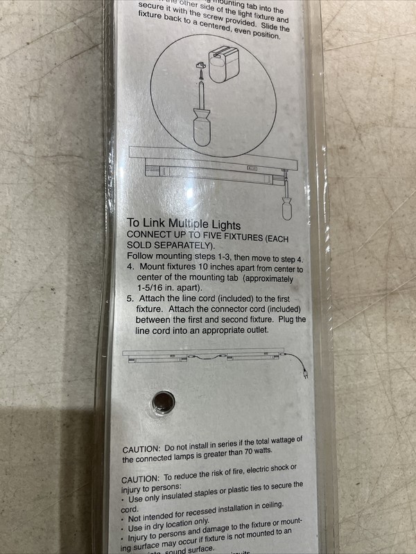 Intertek 24" Linkable Undercabinet Flourescent Light 3080264 gallery