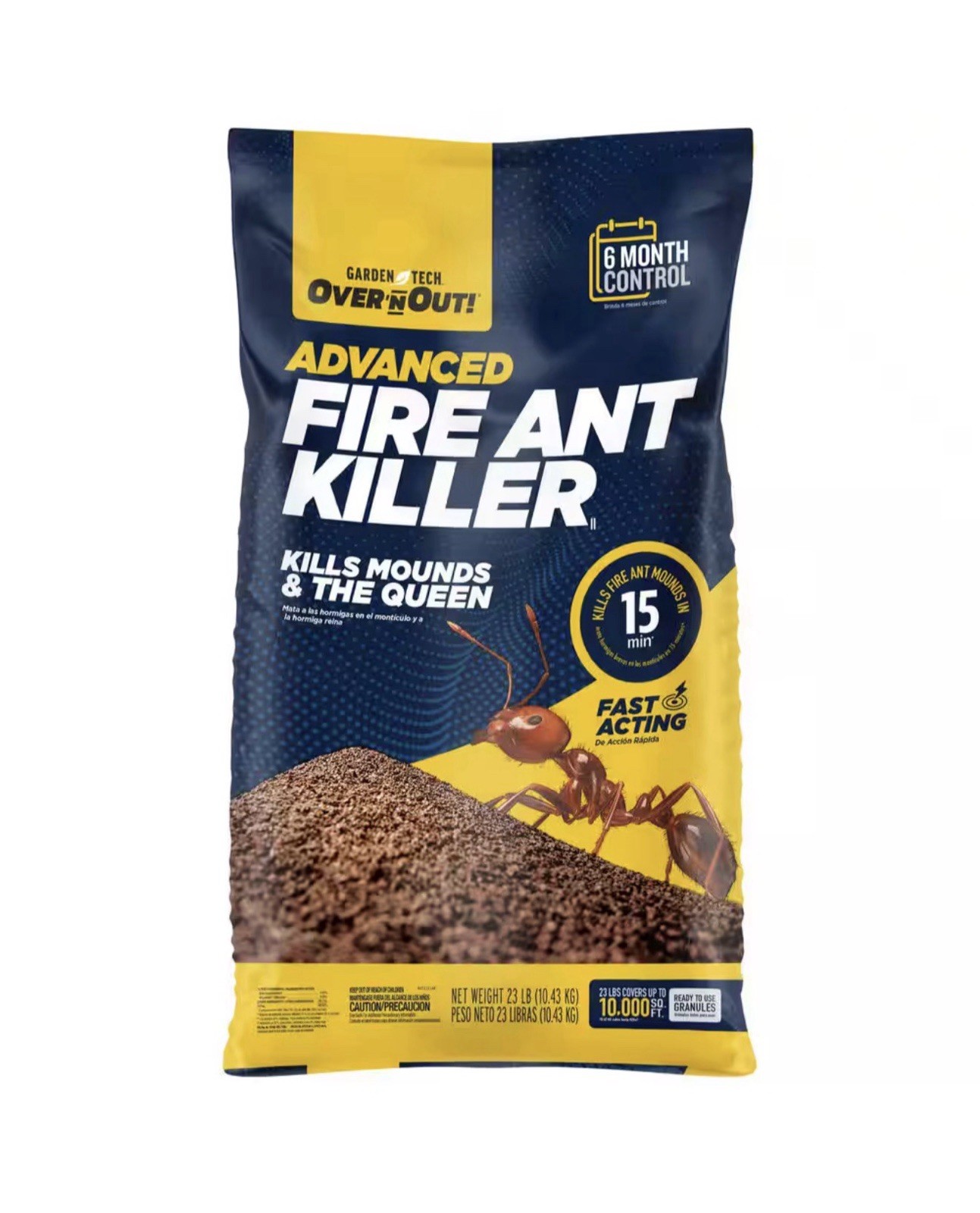 Over 'n Out Advanced Fire Ant Killer Ready to Use Granules, 23.lbs gallery