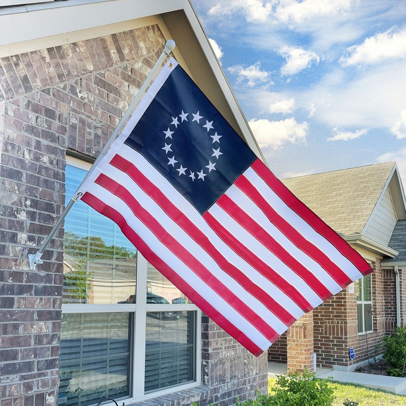 Anley EverStrong 3x5 Ft Betsy Ross American US Flag Embroidered Patriotic Banner gallery