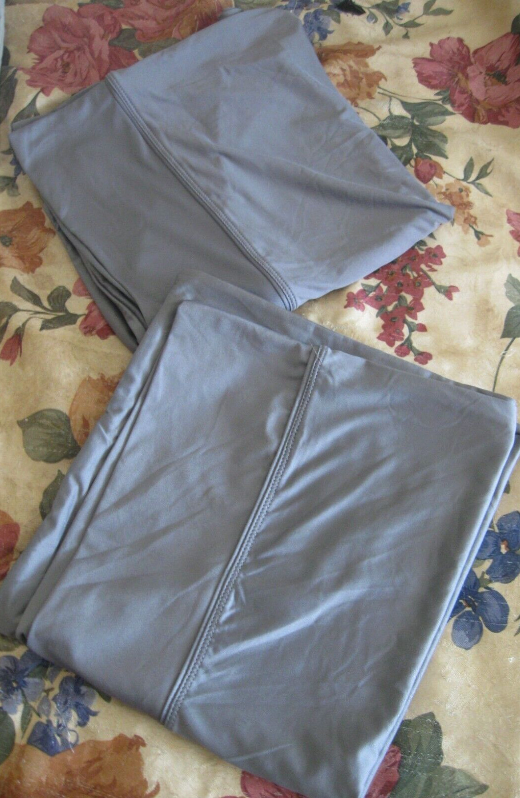 Sheex Original Performance Fabric 2 KING Size pillowcases Dark Gray GREAT COND. gallery