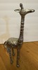 Cast Aluminum Giraffe Sculpture Statue 13 1/2 Inch High. gallery