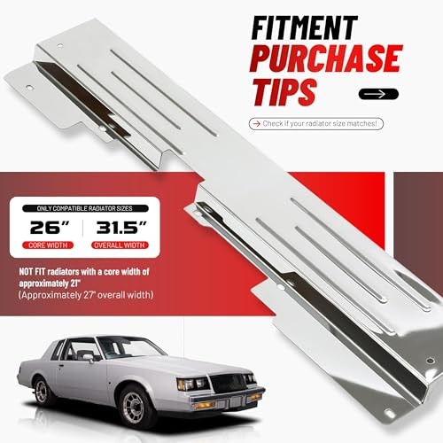 Upper Radiator Support Compatible with 1978-1988 G-body Upper Radiator Cover gallery
