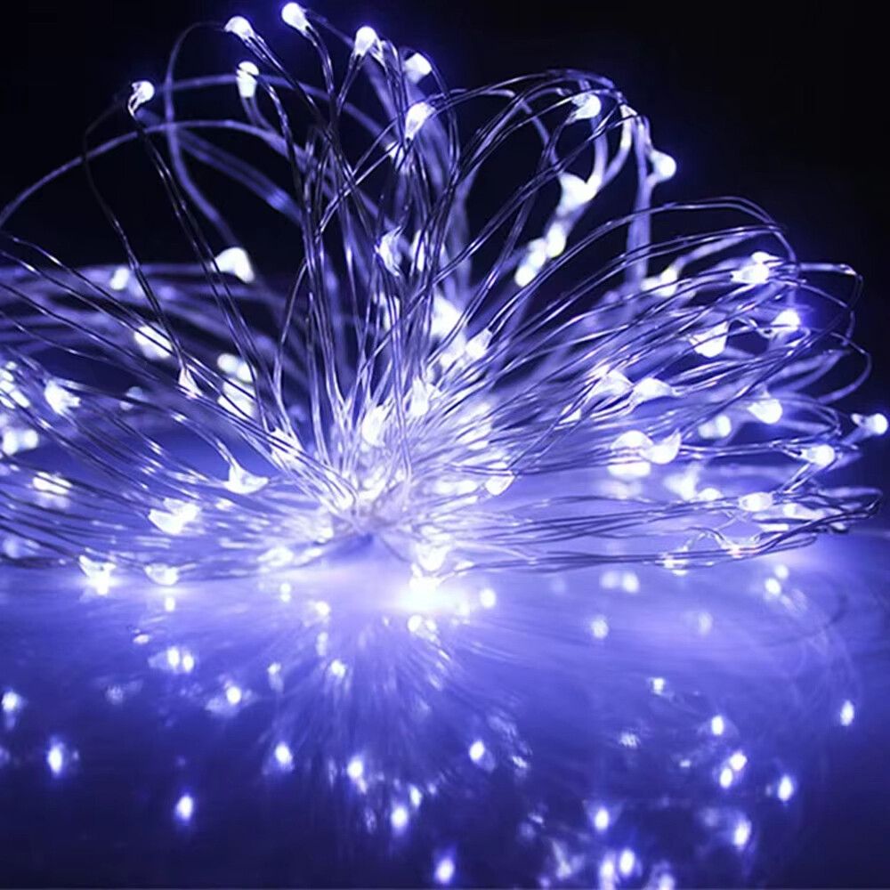1m-10m USB Led String Light 8 Modes Fairy Warm White/Cool White Party Christmas