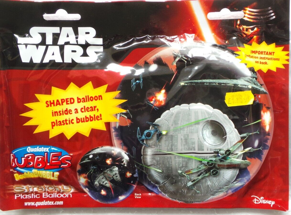 Qualatex Double Bubble 24" (61cm) Balloon in a Balloon Star Wars Death Star gallery