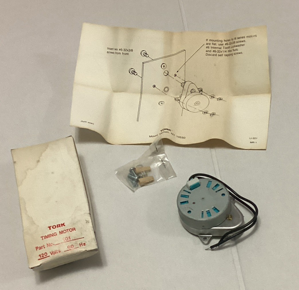 TORK 101 Replacement Timing Motor, 120V AC, 60 Hz gallery