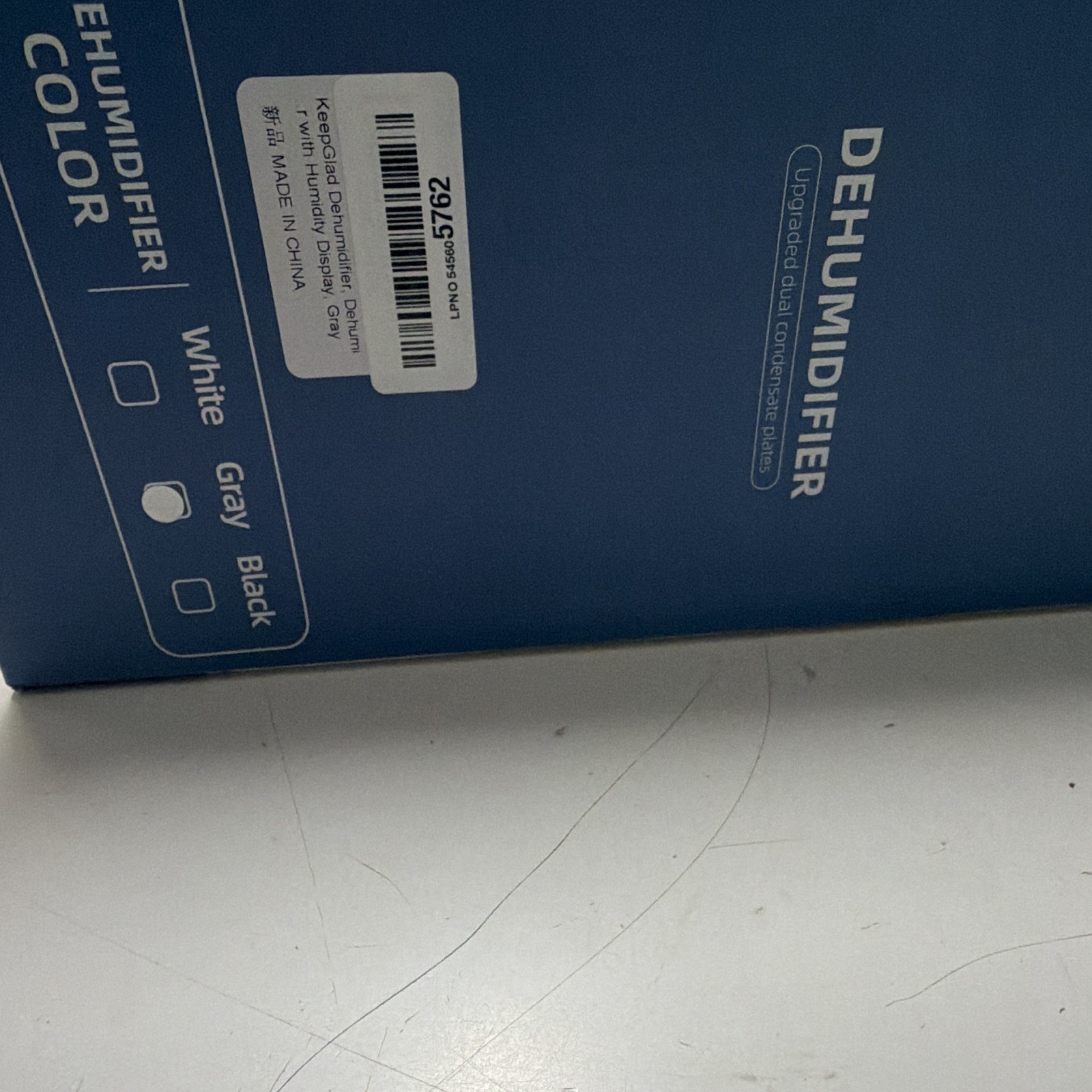 KeepGlad RX02-B Tabletop Smart Dehumidifier White Digital Display 50 sq ft gallery