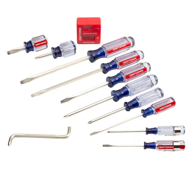 CRAFTSMAN Screwdriver Set, Assorted, 12Piece (CMHT65044) gallery