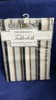 Better Home Printed Linen Tablecloth 100% Polyester Brown Stripes 60"W x84" L gallery