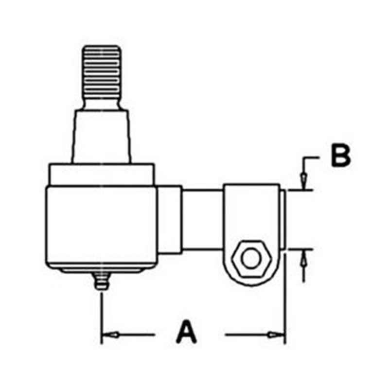 Steering Cylinder End Fits Case/International Harvester Replaces 186796C1 gallery