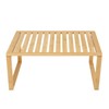 BH&G Natural Bamboo Stackable Shelf 16×10×1.18in Easy Assembly gallery