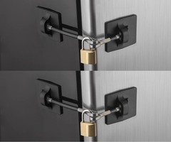 Modern Refrigerator Lock Set 4-Pack – Ultimate Security for Medications & More