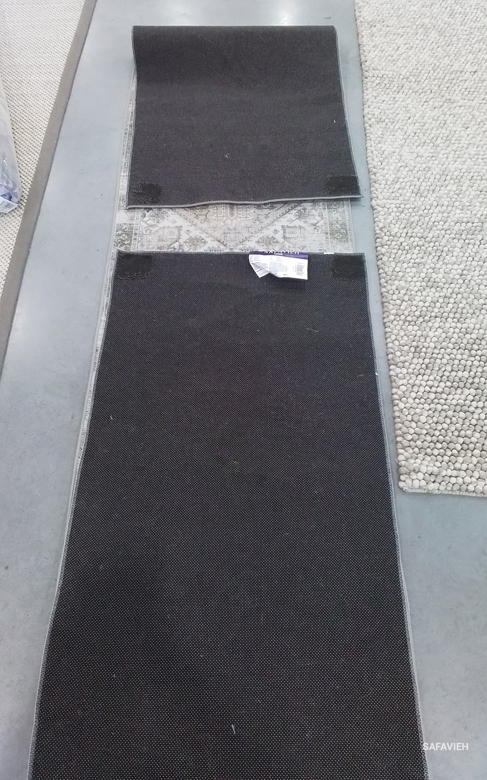 BEIGE / GREY 2'-6" x 16'-0" Back Stain Rug Reduced Price 1172777908 TSN102B-216 gallery