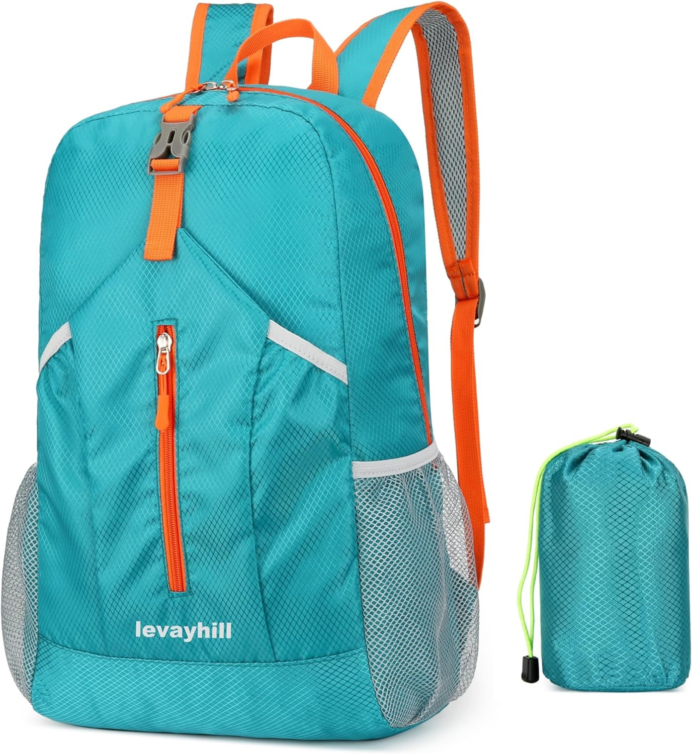 25L Foldable Hiking Backpack Lightweight Packable Basic-Daypack Collapsible Bag