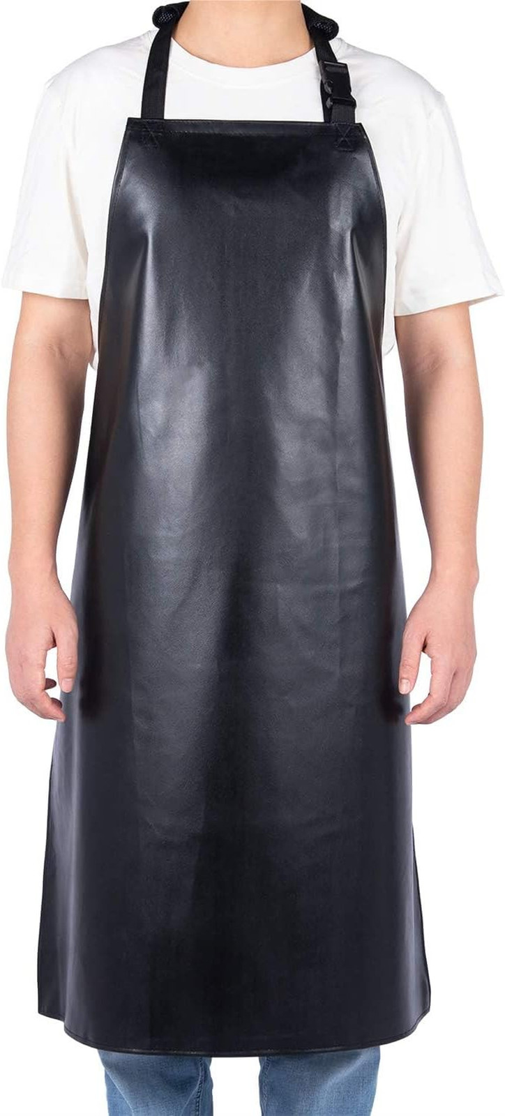 Homsolver Heavy Duty Vinyl Waterproof Apron for Unisex Adult, Ultra Lightweight, gallery
