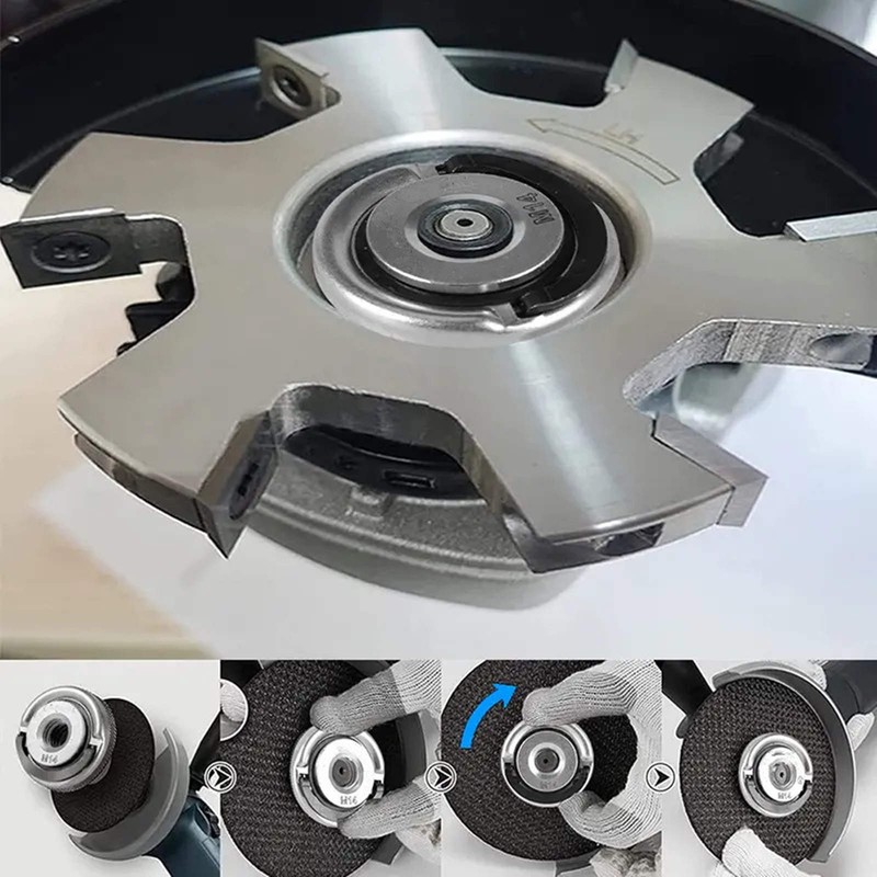 2pcs M14 Quick Release Nut Pressure Plate Fastener for Most Grinders Accessories gallery
