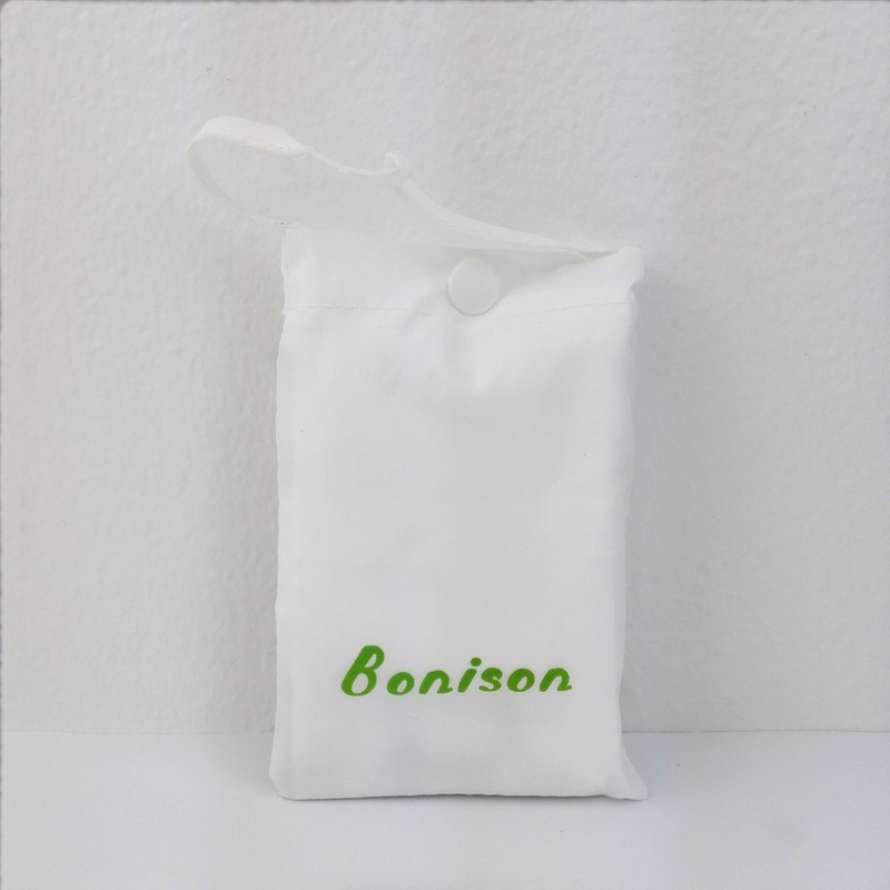 Reusable Water Resistant Foldable Polyester Grocery Shopping Bags 3 Black+3White gallery