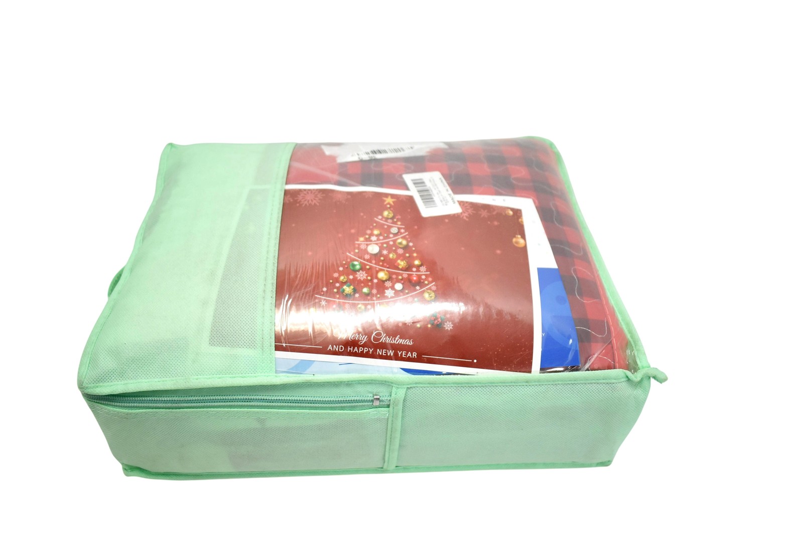 Uozzi Bedding Christmas Holiday Quilt Set King Red Truck Plaid 3 Piece Bedspread gallery