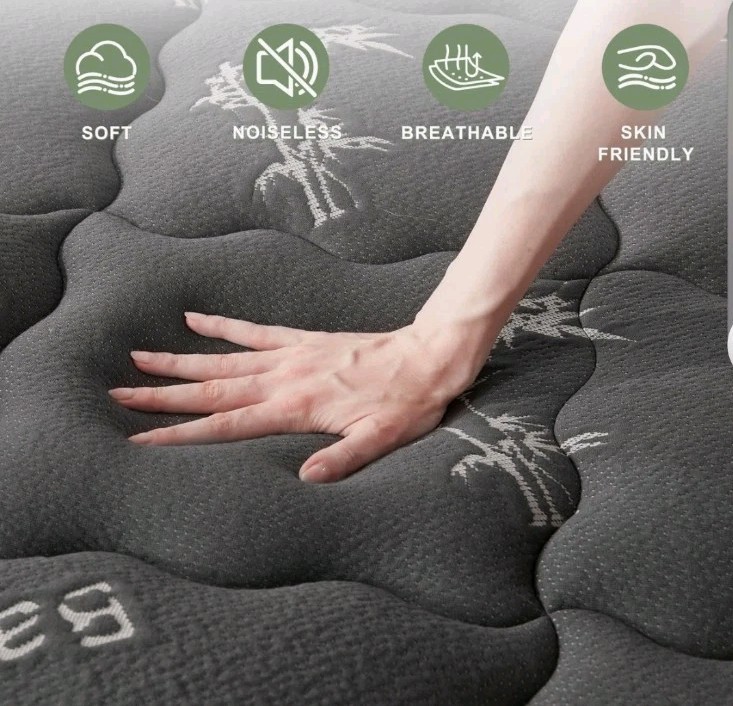 BEDLORE Queen Mattress Topper Viscose Derived from Bamboo, Thick Pillow Top gallery