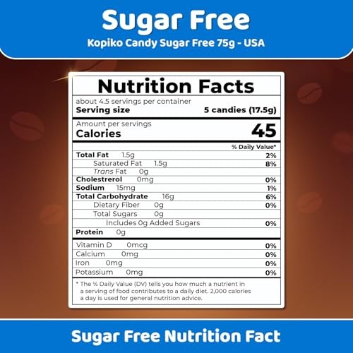 Kopiko Sugar Free Coffee Candy – Bold-Tasty Hard 5.29 Ounce (Pack of 2) gallery