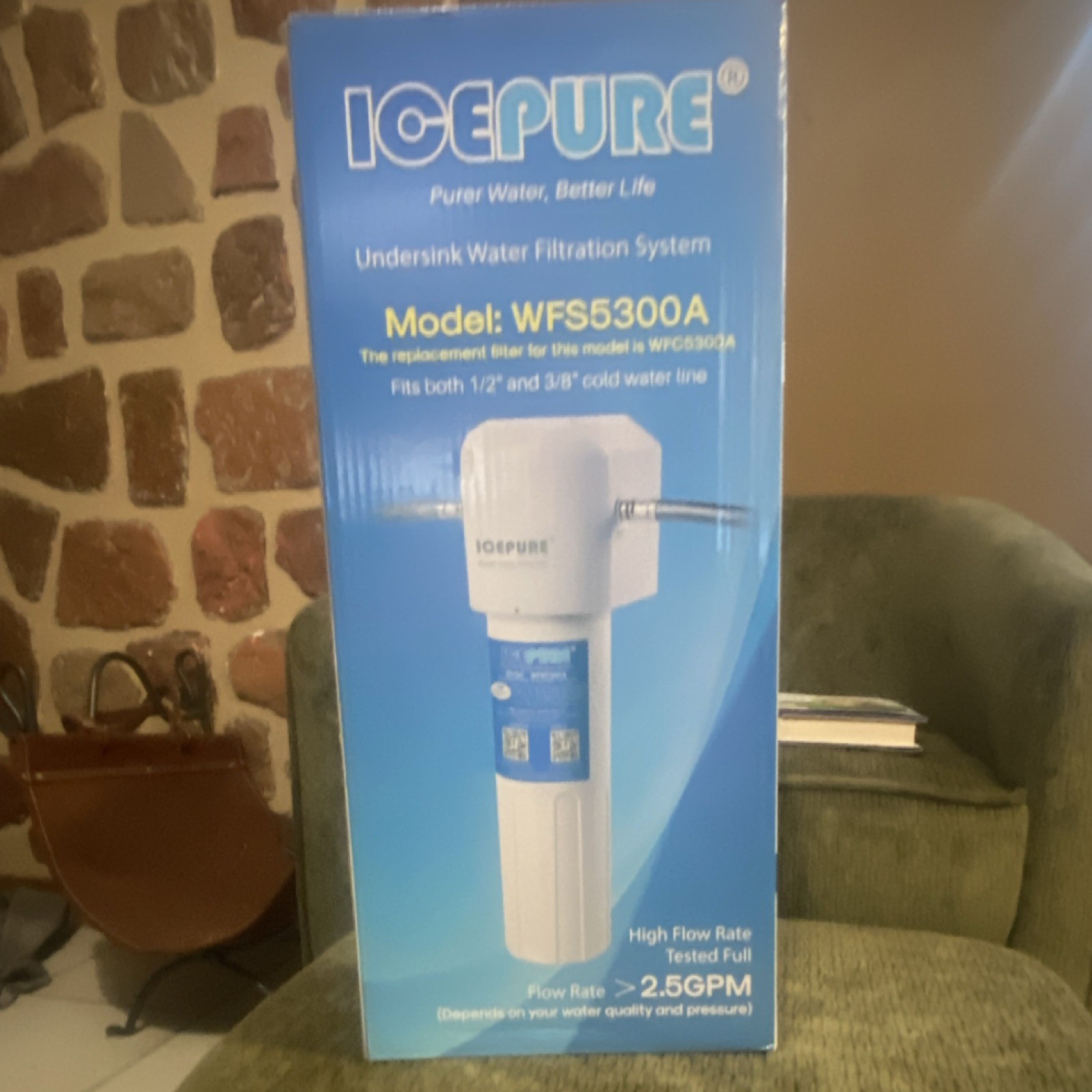 ICEPURE WFS5300A Under-Sink Water Filter High Flow For Brita, Aqua Optima, Sams… gallery