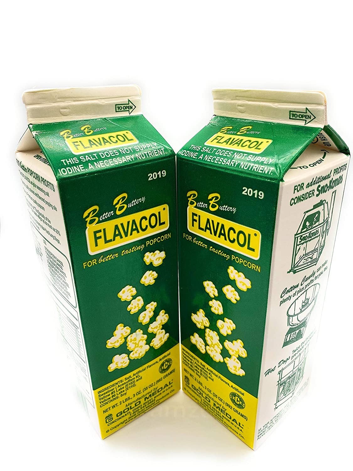 35oz Better Butter Flavacol Popcorn Salt- 1 Carton gallery
