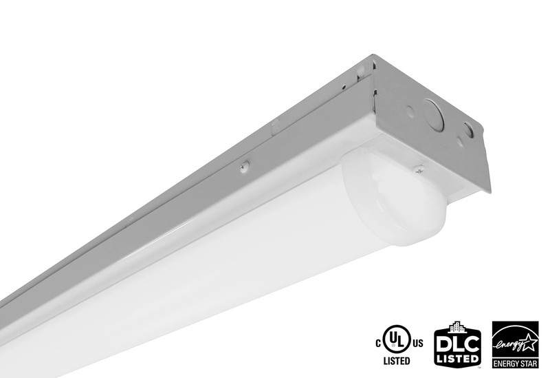 Lighting 4 Ft. LED Linear Strip Light Fixture in 4000K (LS1-10S-UNV-40), White gallery