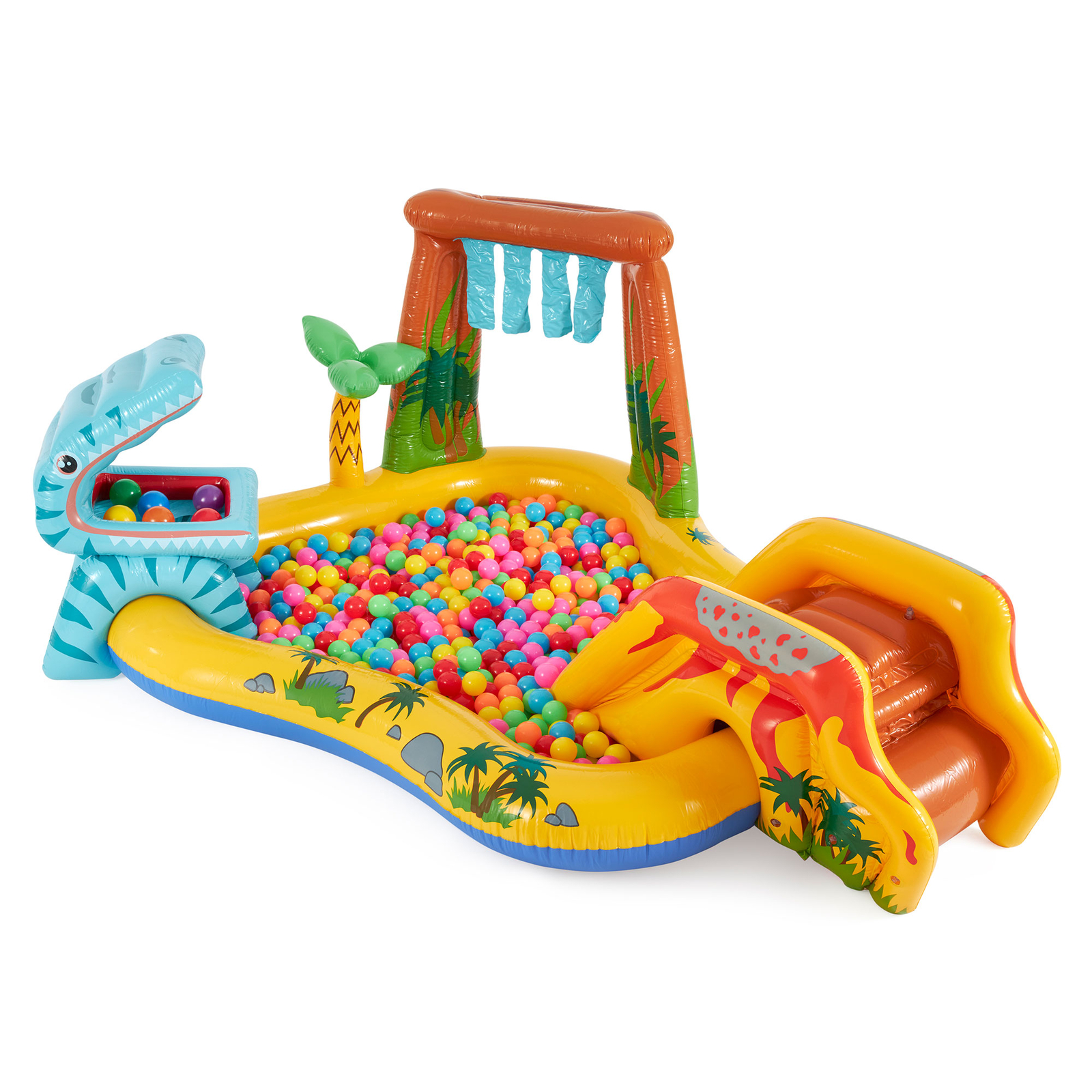 Intex Inflatable Kids Dinosaur Play Center Outdoor Water Park Pool with Slide gallery