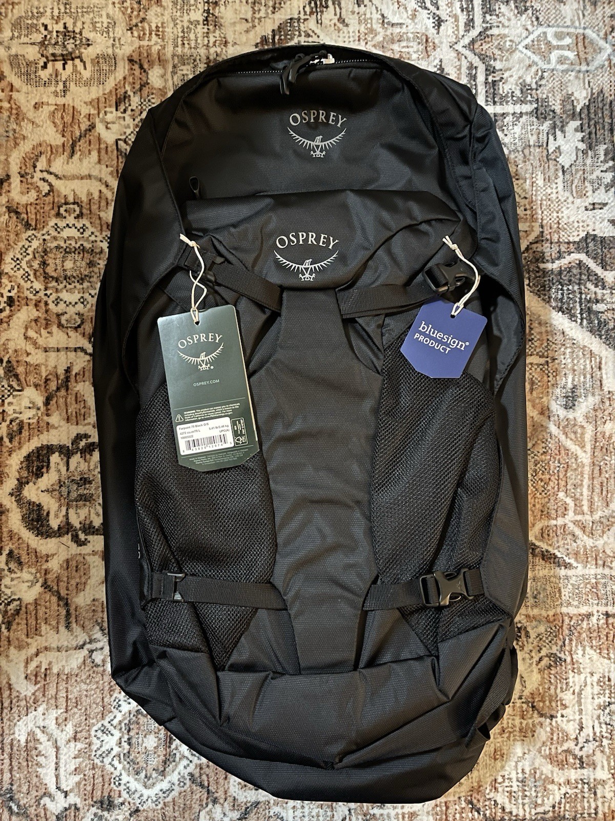 Osprey Far Point 70 Black O/S Backpack 3
