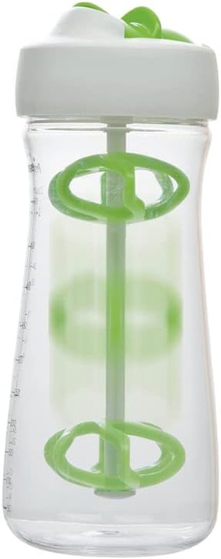 Salad Dressing Shaker Container, Dripless Pour, Leak-Free, Soft Grip, BPA Free, gallery