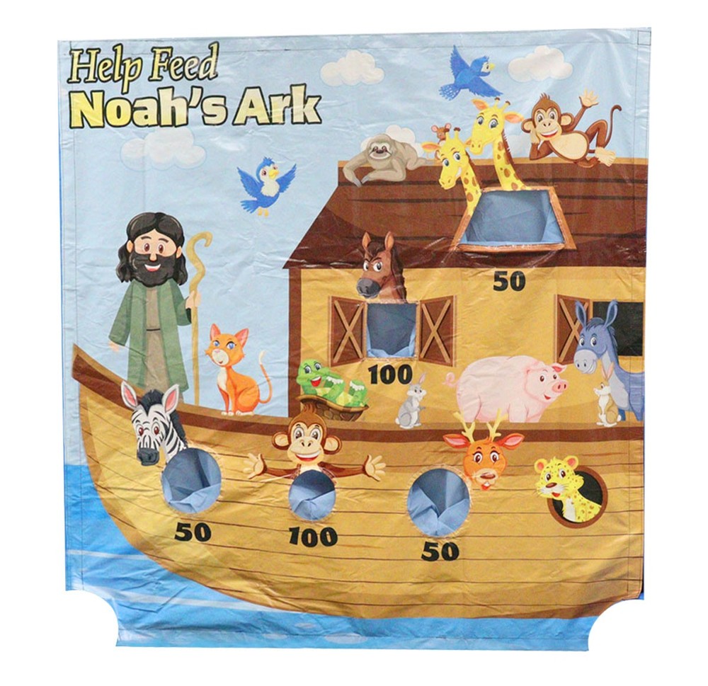 Replacement Inflatable Air Frame Game Vinyl Panel 5x6 Noah's Ark Party Carnival