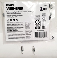 IRWIN VISE GRIP REPLACEMENT SPRINGS FOR 5″/6″ VISE GRIPS #4052ZR LOT OF 2