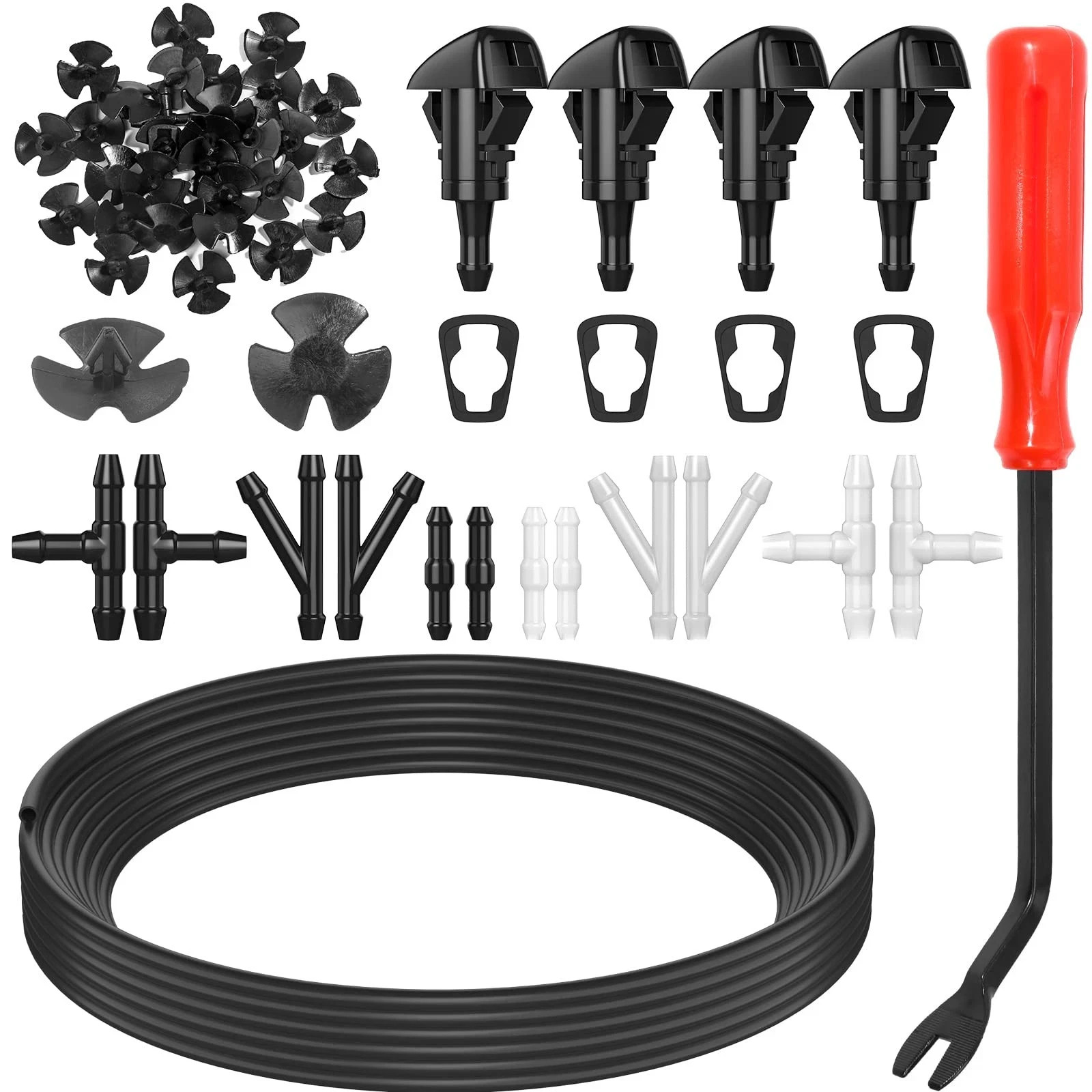 52 in 1 Windshield Washer Nozzle Kit, Replacement for Chrysler, Dodge, Jeep, Ram gallery