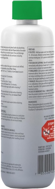 Comprehensive 45450 Jet Clean Spa Cleaner - 16 fl oz for Maintenance Excellence gallery