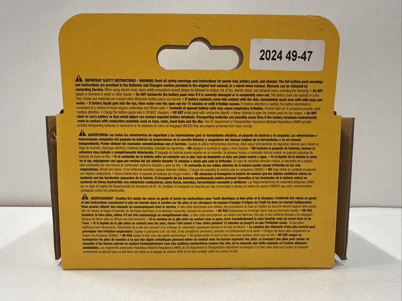DEWALT DCBP034 20V MAX XR POWERSTACK 1.7Ah Battery gallery