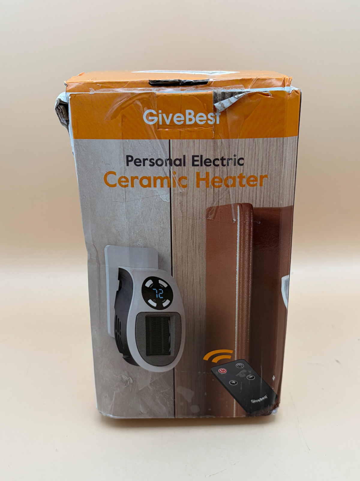 GiveBest Personal Electric Ceramic Heater 450W With 12 Hour Timer - New Open Box gallery